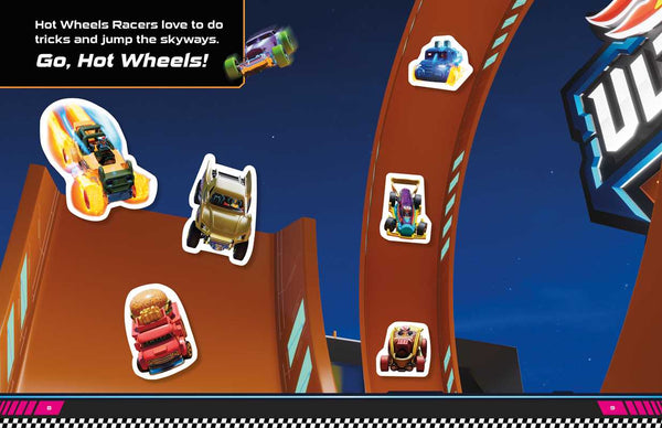 hot wheels revved up sticker book