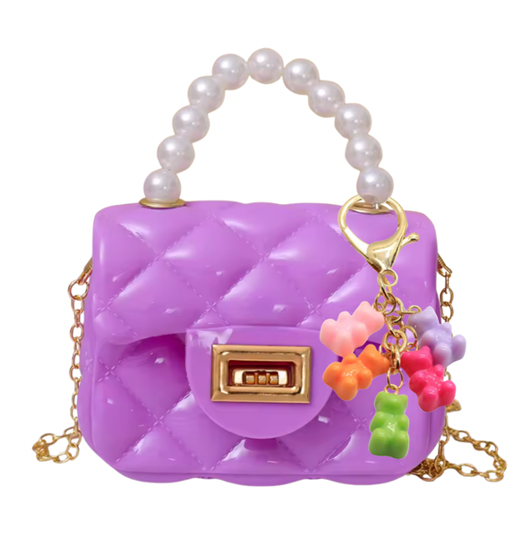 gummy bear bag charm mini jelly purse