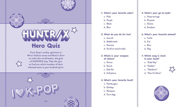 unofficial k-pop demon hunters activity book