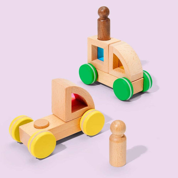 rainbow stem block cars