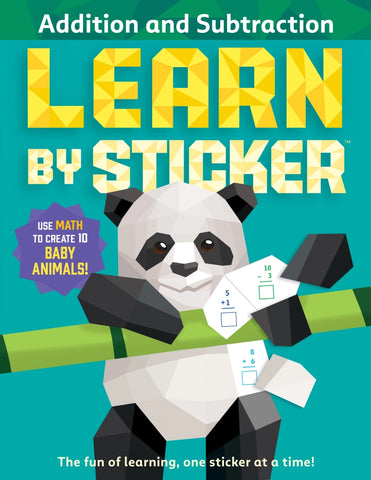 learn by sticker - math or phonics