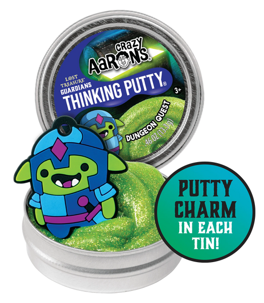 crazy aaron’s thinking putty - lost treasure guardians mini tin