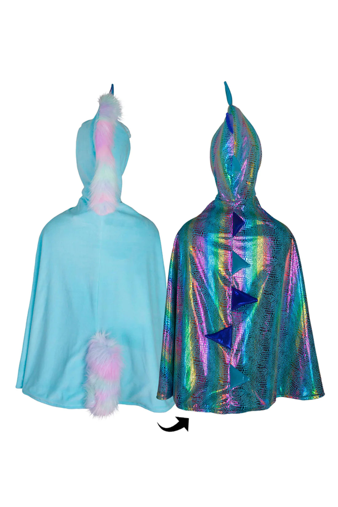 unicorn dragon reversible cape