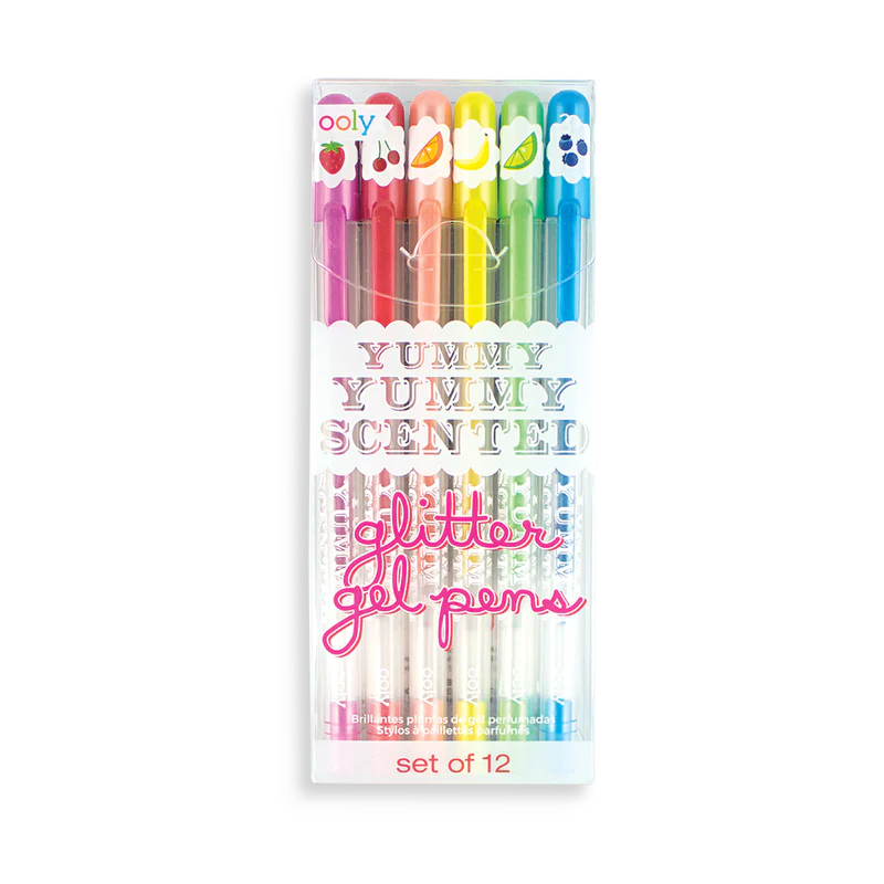 yummy yummy scented glitter gel pens (new)