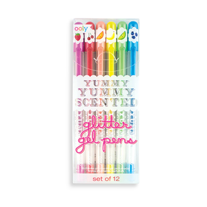 yummy yummy scented glitter gel pens (new)