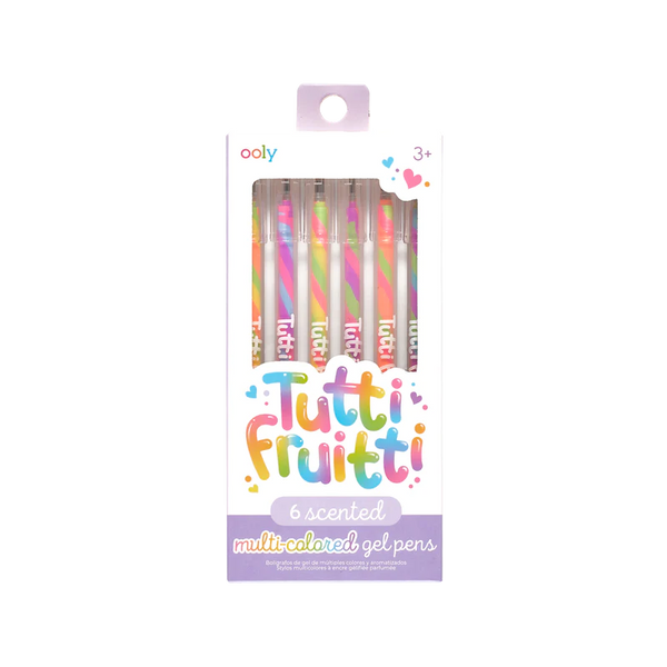 tutti fruitti scented multi-colored gel pens