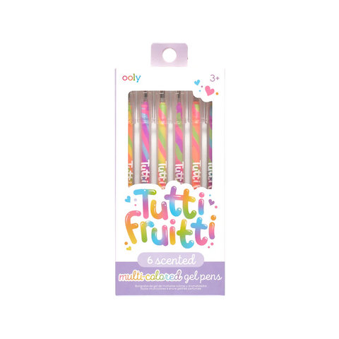 tutti fruitti scented multi-colored gel pens