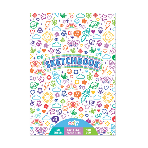 colorful doodles sketchbook