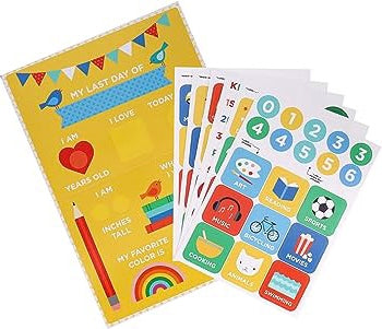 first and last day of school sticker sign