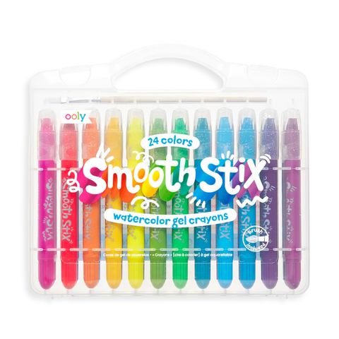 smooth stix watercolor gel crayons