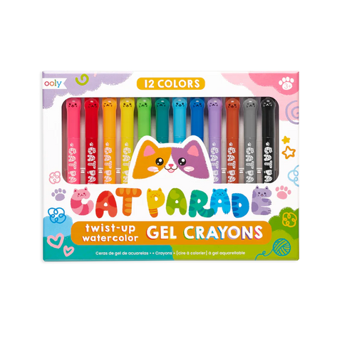 cat parade gel crayons