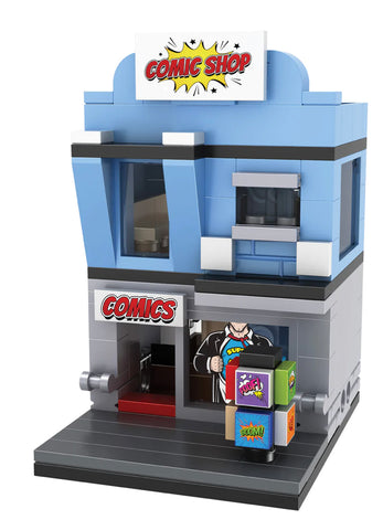 brick loot mini city comic book shop