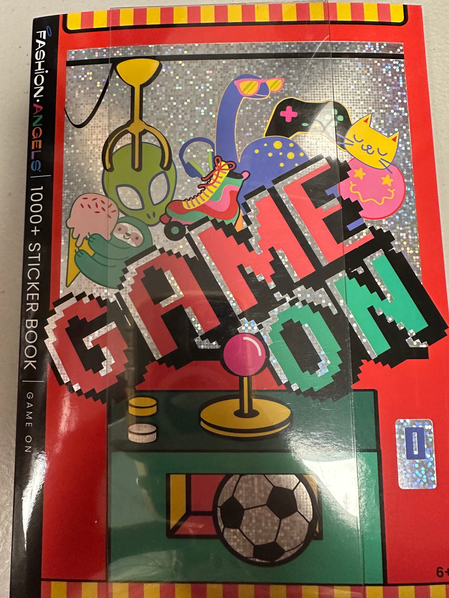game on sticker book