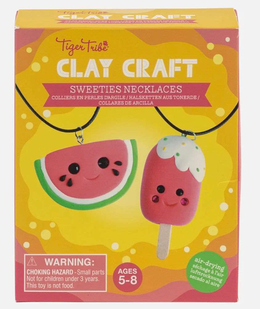 sweeties necklaces clay craft