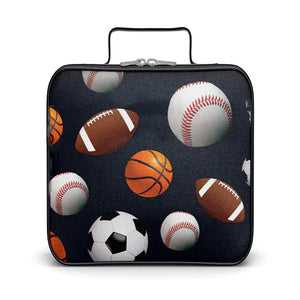 navy sports insulated lunch box