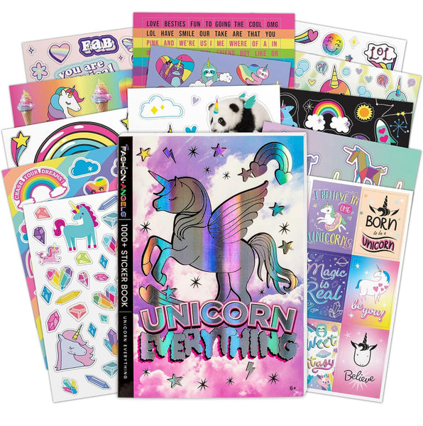 unicorn everything sticker book