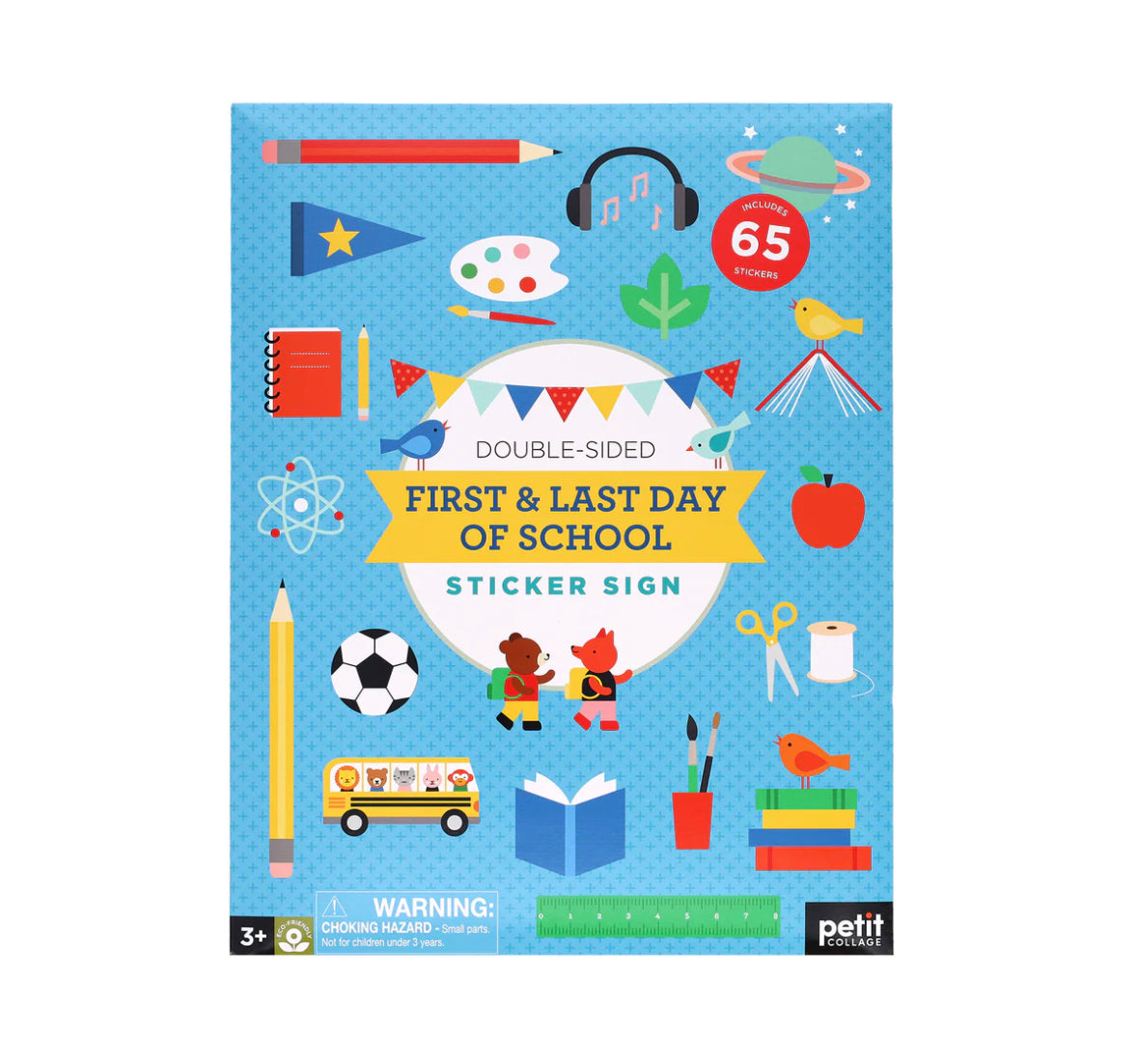 first and last day of school sticker sign