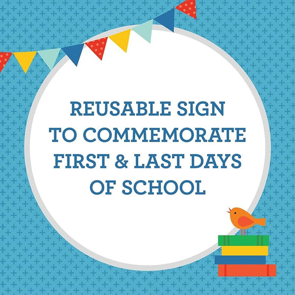 first and last day of school sticker sign