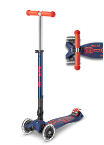 micro maxi foldable led scooter