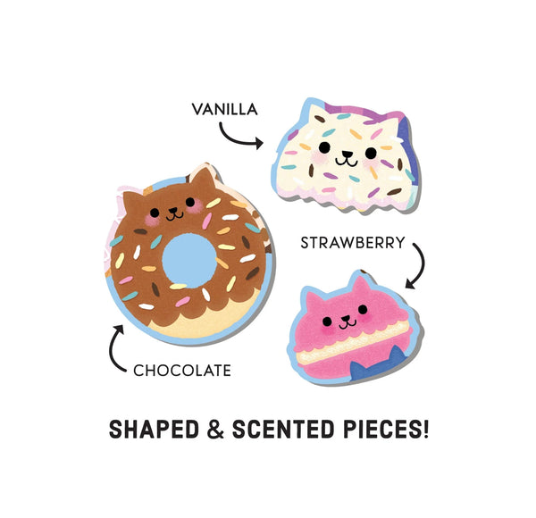 scratch and sniff cat cafe - 60 piece puzzle