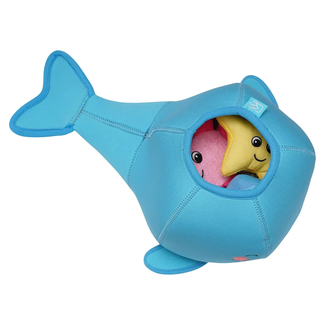 whale floating fill-n-spill bath toy