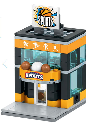 brick loot mini city sports shop