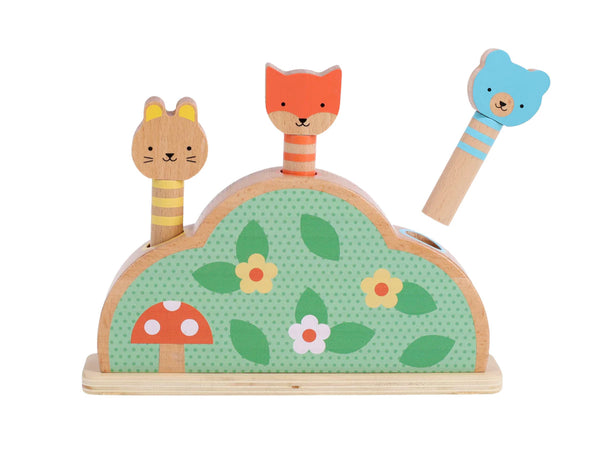 wooden pop up toy
