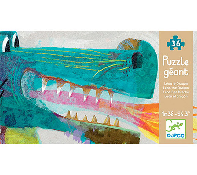 leon the dragon - 58 piece puzzle
