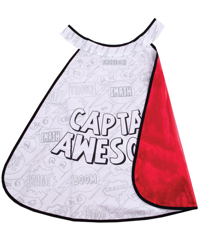 colour a cape super hero