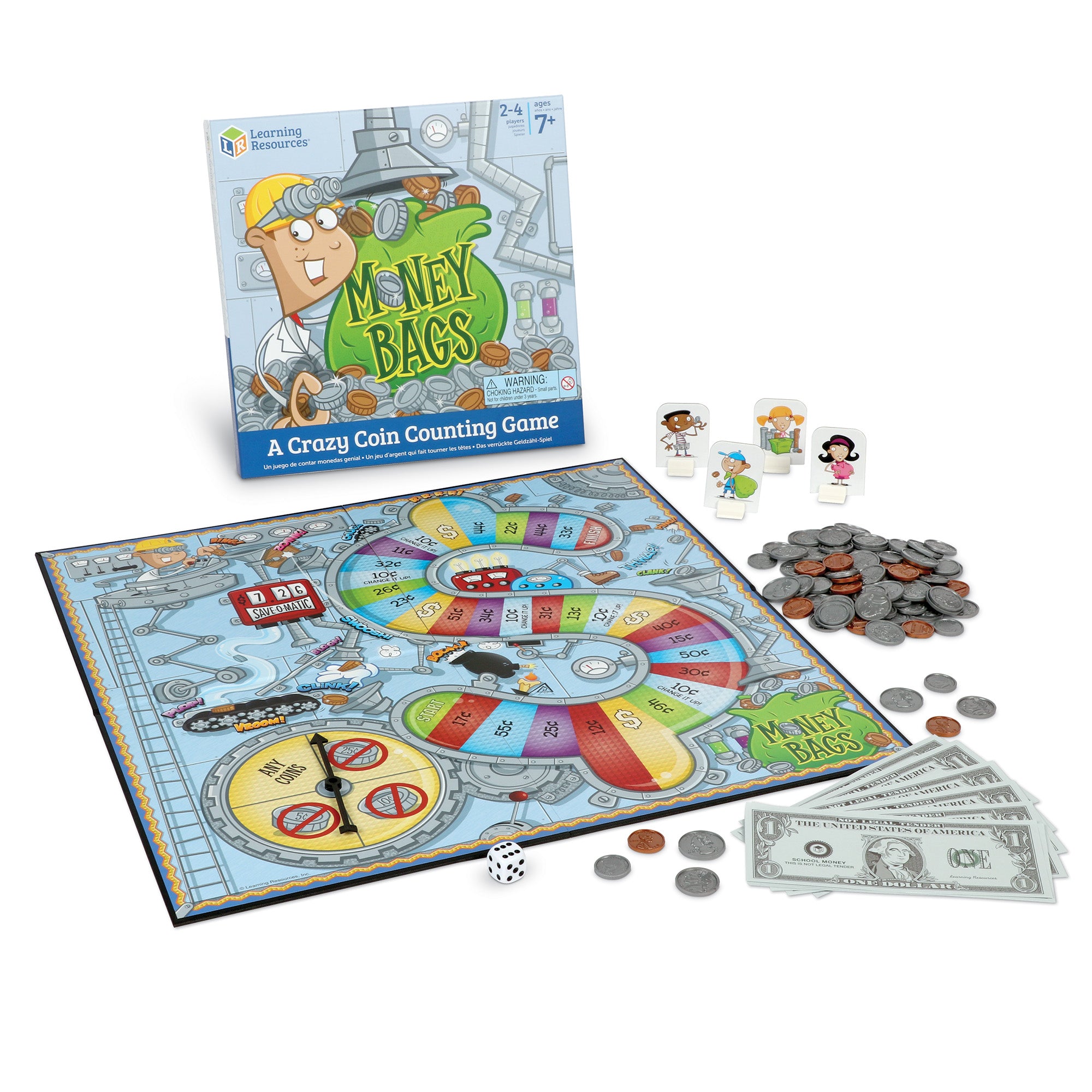 money bags coin value game