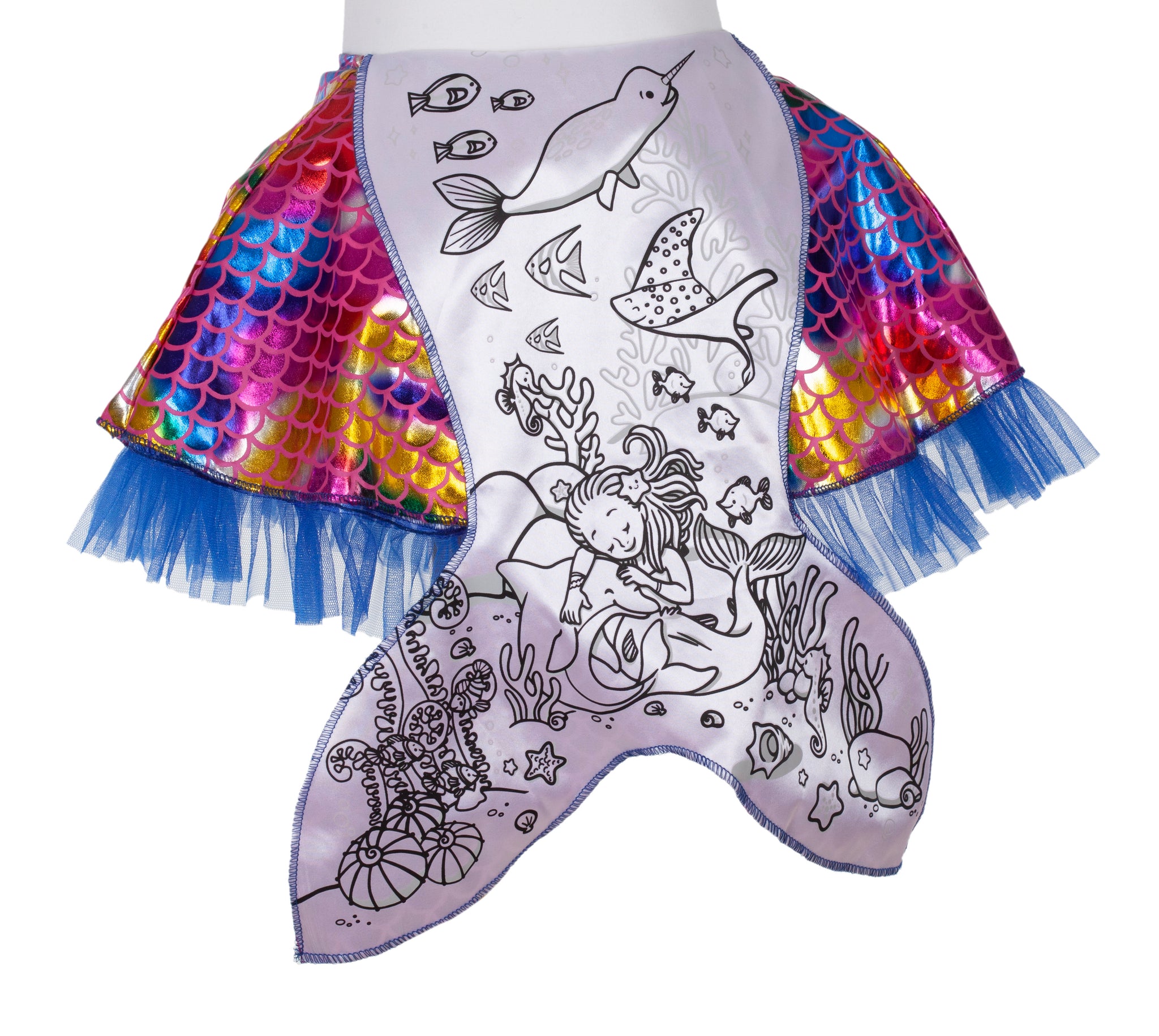 colour a skirt - mermaid