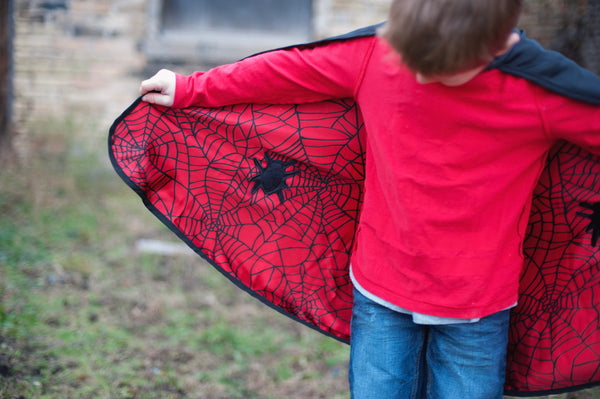 spider/bat cape and mask