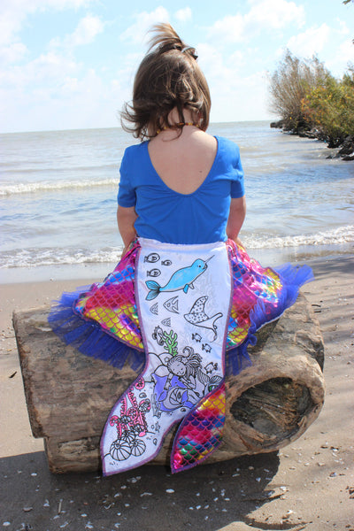 colour a skirt - mermaid