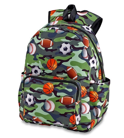 camo sport backpack