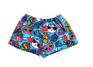 crazy cat fuzzie shorts