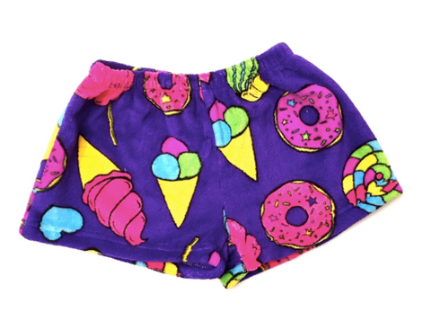 carnival fuzzie shorts