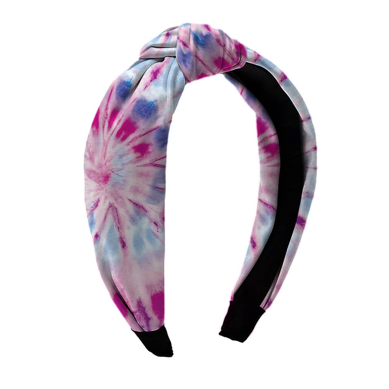tie dye velvet knot headband