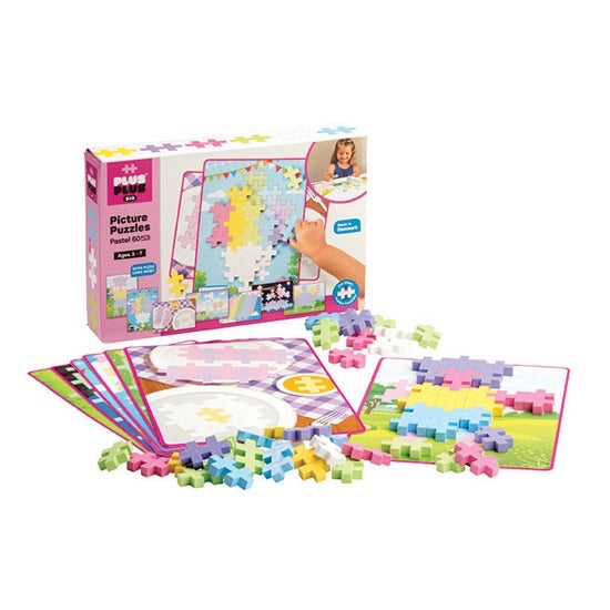 plus-plus big - pastel picture puzzle