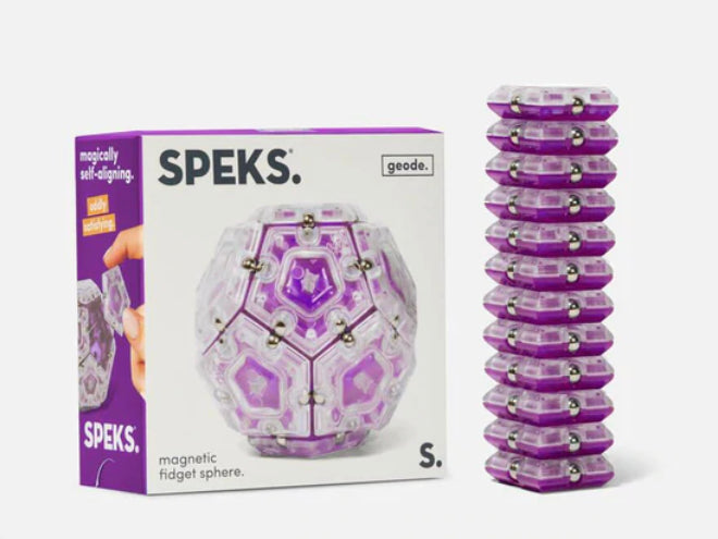 speks geode magnetic fidget sphere