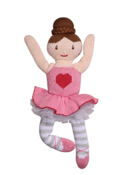eva the ballerina knit doll 14”