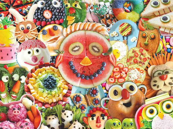 funny face food - 300 piece puzzle