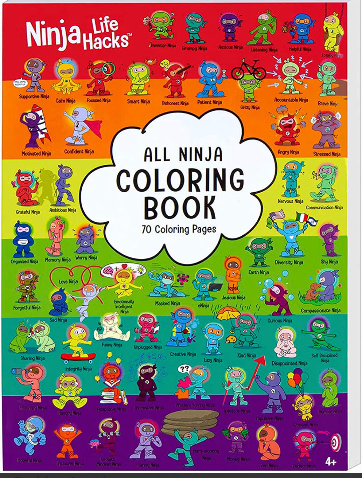 all ninja coloring book