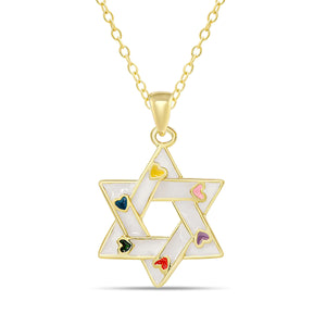 star of david - pink or white