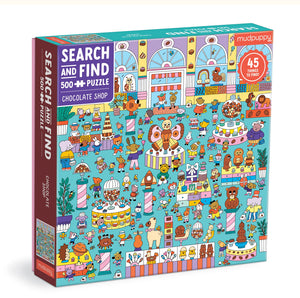 search and find chocolate shop - 500 piece puzzle