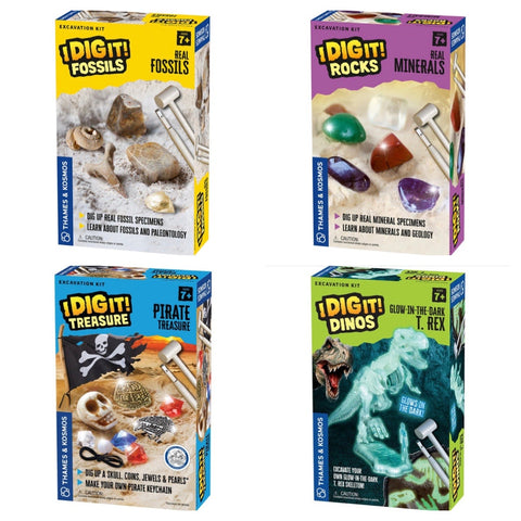 i dig it - treasure, dinos, rocks, fossils, egyptian artifacts