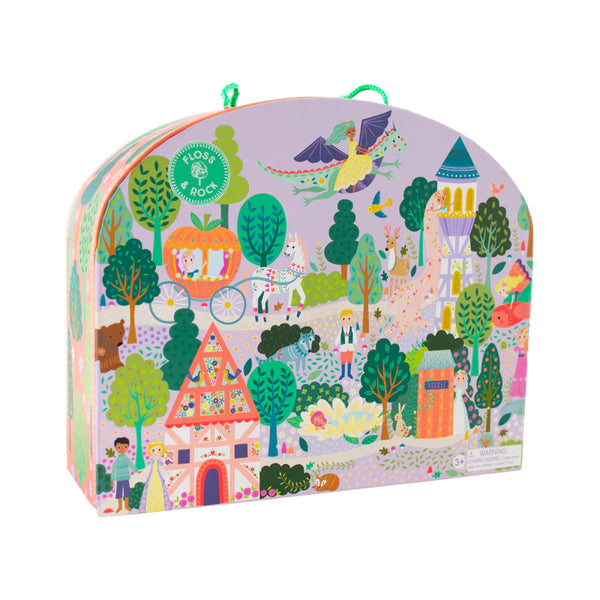 fairy tale playbox with wooden pieces