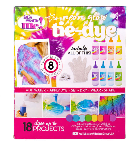 tie dye - rainbow or neon glow