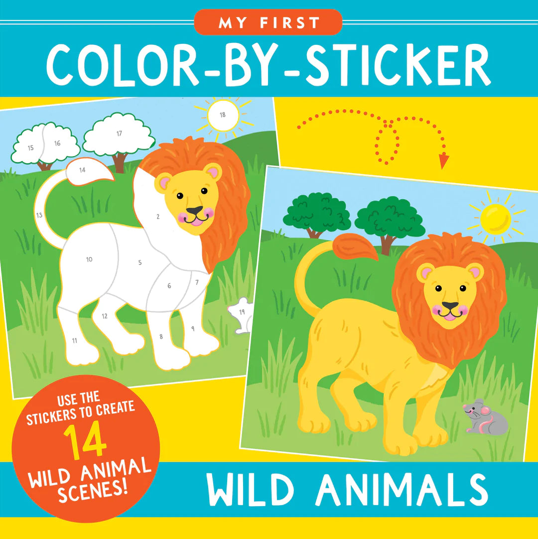 my first color by sticker book - assorted titles