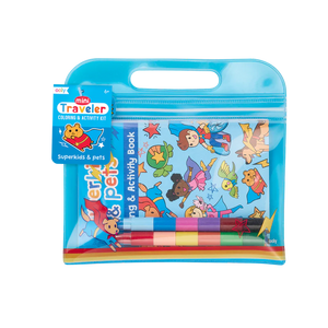 mini traveler coloring and activity kit