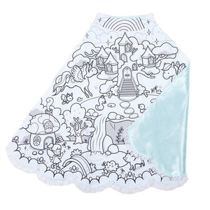 color a cape magical princess